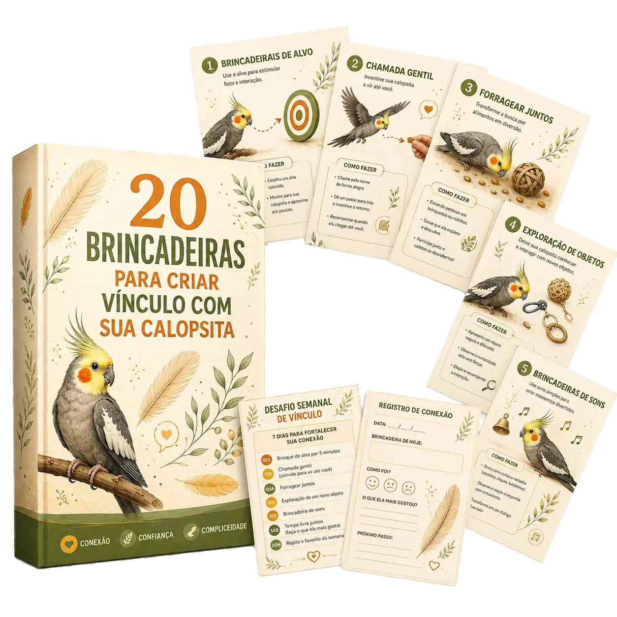 Mockup do bônus 20 BRINCADEIRAS PARA CRIAR VÍNCULO
